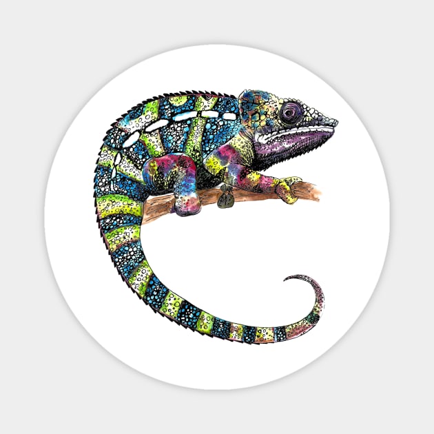 Chameleon Magnet by VicaVeresk